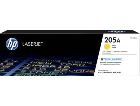 Caixa de toner HP LaserJet 205A amarela CF532A