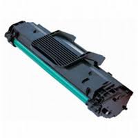 Cartucho de toner preto para impressora em fundo branco