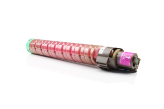 Cartucho de toner colorido para impressora sobre fundo branco