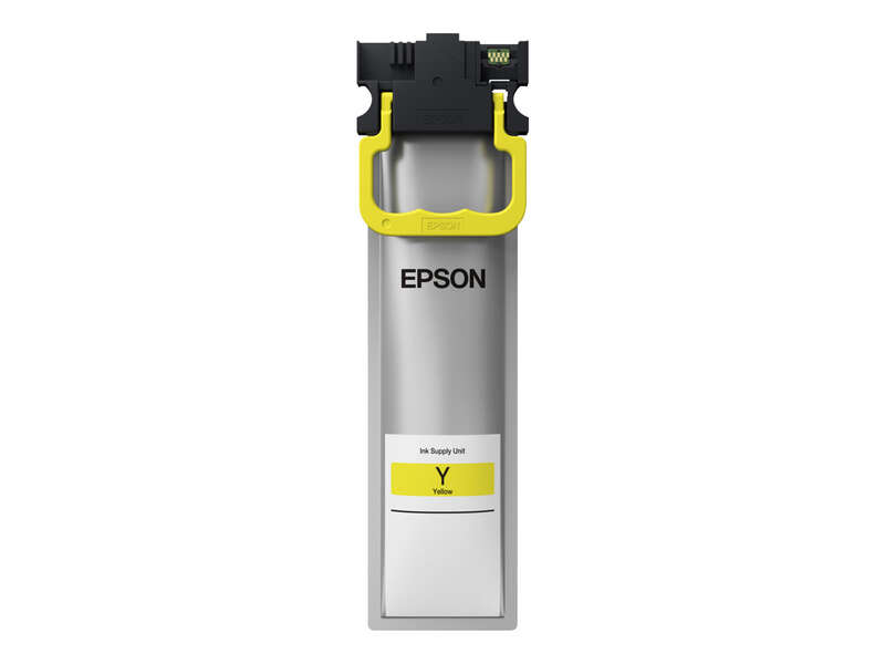 Cartucho de tinta Epson amarelo para impressora com pega amarela