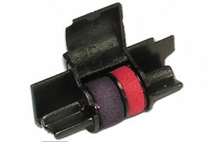 Peça plástica com dois roletes coloridos