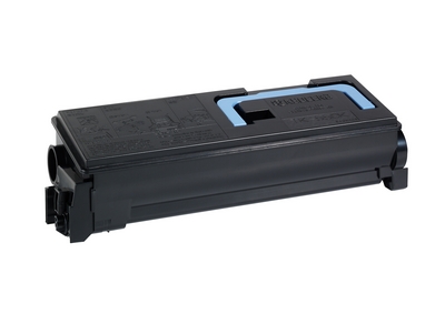 Cartucho de toner preto para impressora com partes azuis