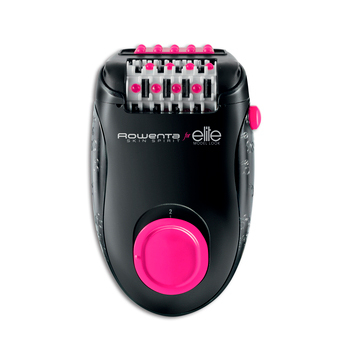 Depiladora elétrica preta e rosa Rowenta Skin Spirit Elite
