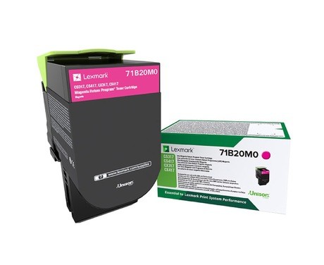 Tinteiro Lexmark 71B20M0 magenta com embalagem