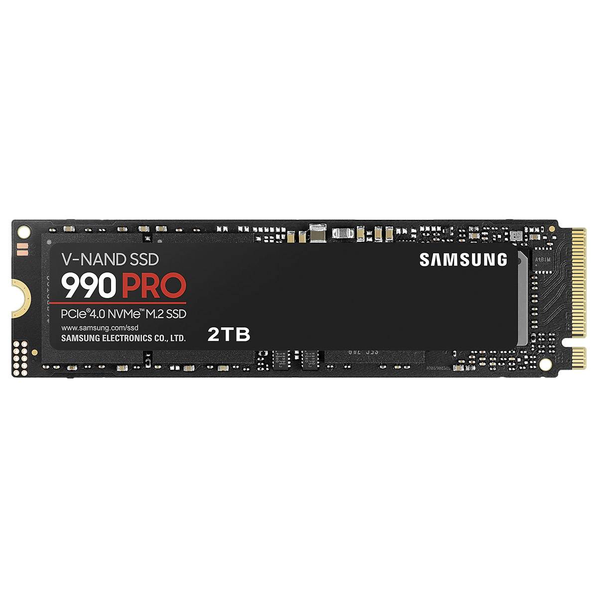 SSD Samsung V-NAND 990 PRO PCIe 4.0 NVMe M.2 2TB preto
