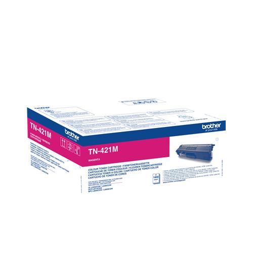 Caixa de cartucho de toner Brother TN-421M magenta