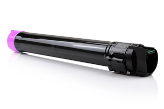 Toner de impressora preto com tampa roxa