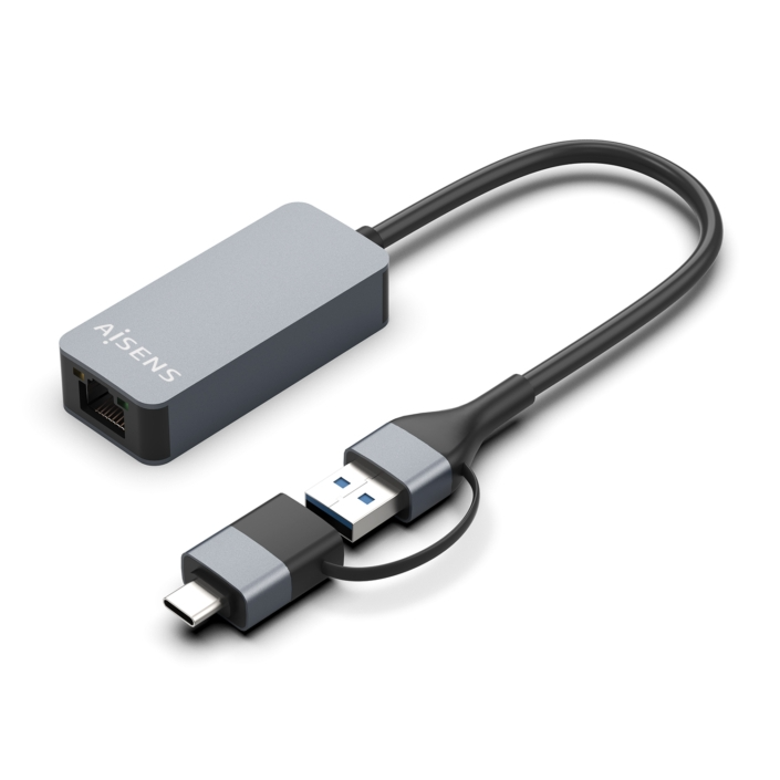 Adaptador de rede AI-SENS com USB 3.0 e USB-C
