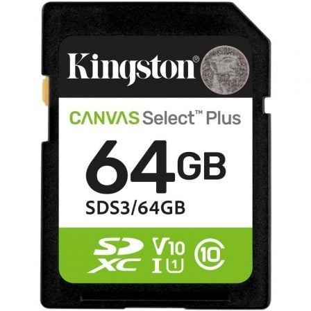 Cartão de memória SD Kingston Canvas Select Plus 64GB