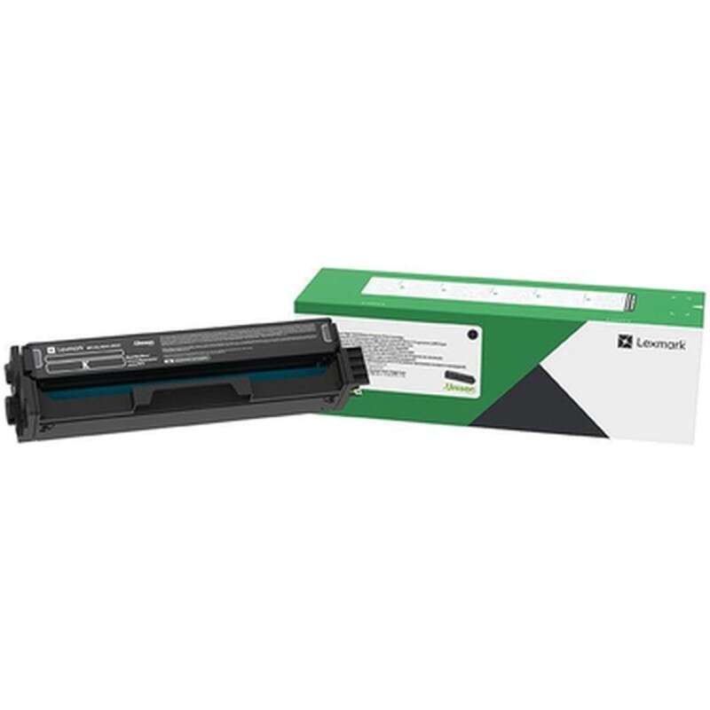 Cartucho de toner preto para impressora Lexmark com embalagem