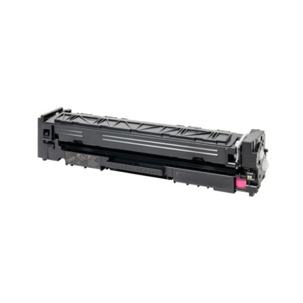 Toner de impressora preto com detalhe rosa