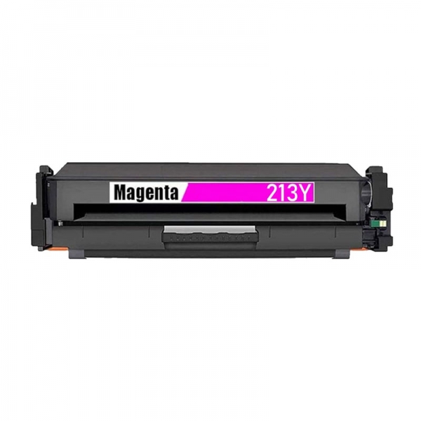 Cartucho de toner magenta 213Y preto rectangular