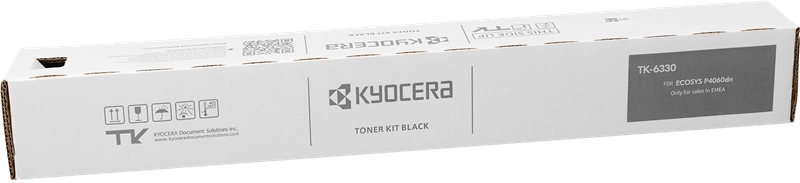 Embalagem branca de toner Kyocera TK-6330