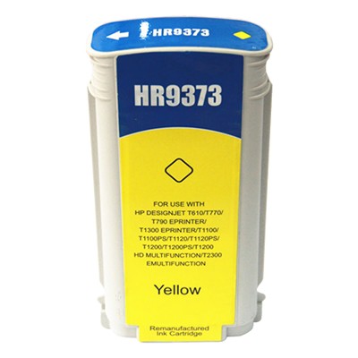 Cartucho de tinta amarelo remanufaturado HR9373 para impressora
