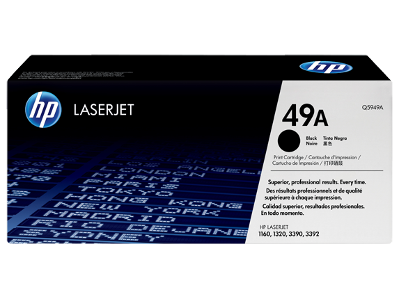 Caixa de toner HP LaserJet 49A preto Q5949A para impressoras