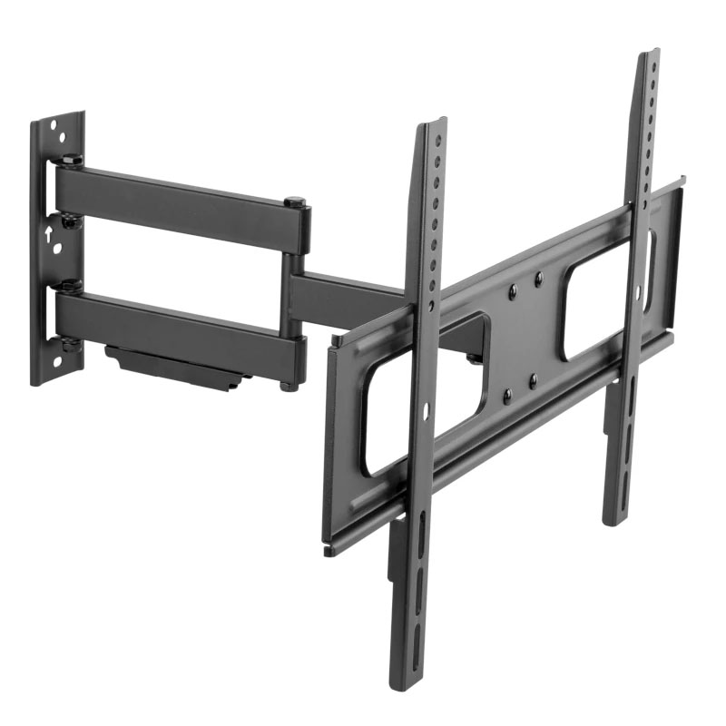 Suporte de parede metálico preto articulado para TV