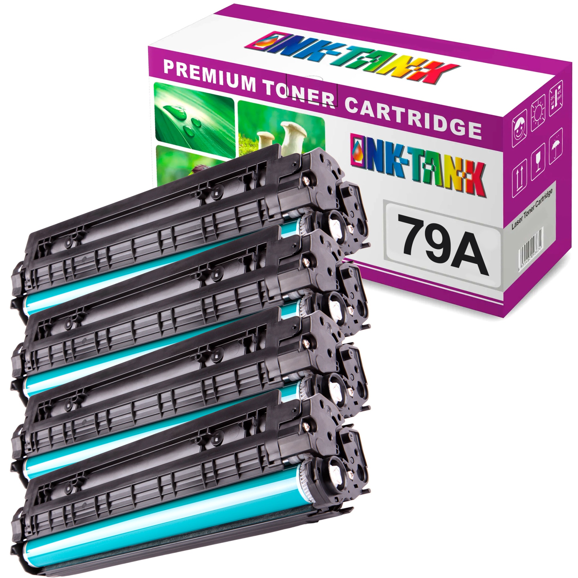 Cartuchos de toner preto com caixa INKTANK premium toner 79A