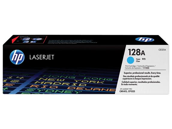 Embaiagem de cartucho HP LaserJet 128A ciano
