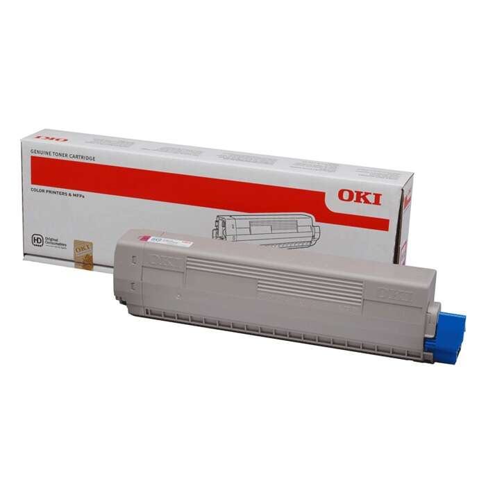 Recarga de toner original OKI para impressoras coloridas