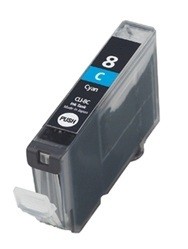 Cartucho de tinta preto para impressora com etiqueta azul e preta