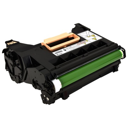 Cartucho de toner preto com cilindro verde para impressora