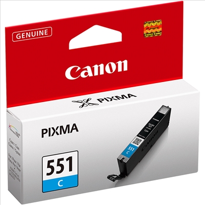 Embalagem de tinteiro Canon PIXMA 551 C