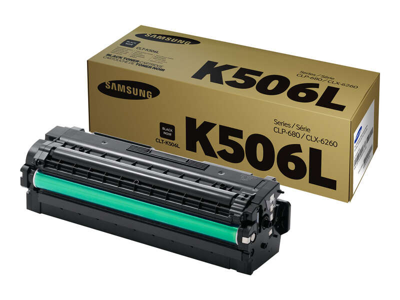 Toner preto Samsung K506L com caixa castanha