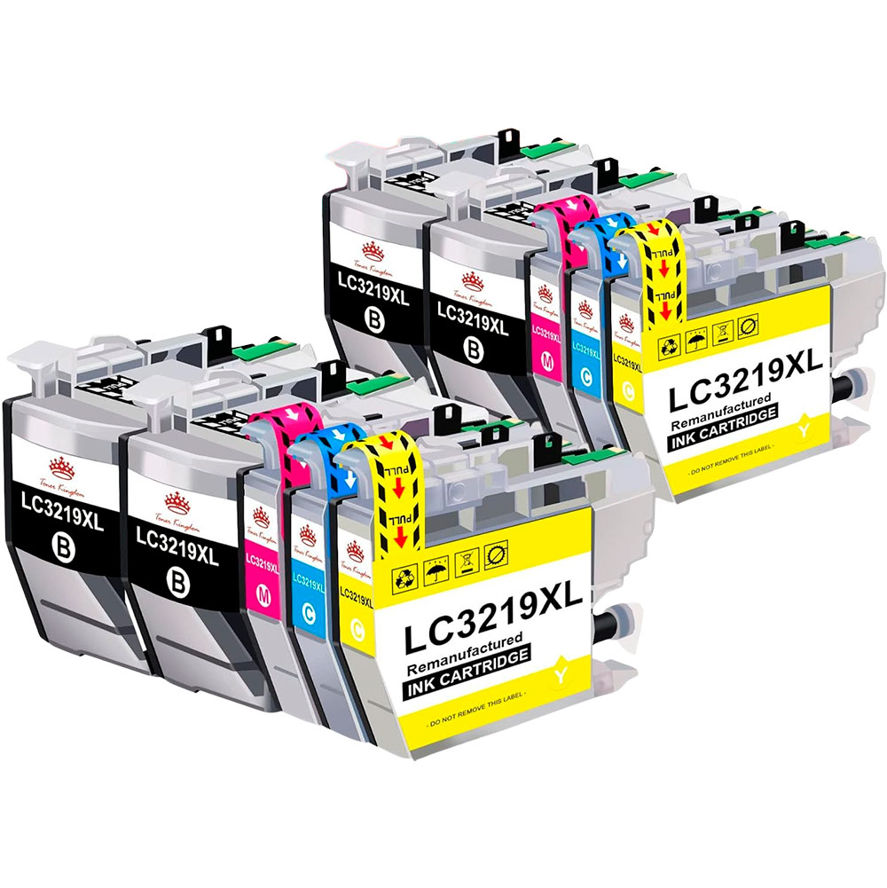 Cartuchos de tinta remanufaturados LC3219XL coloridos