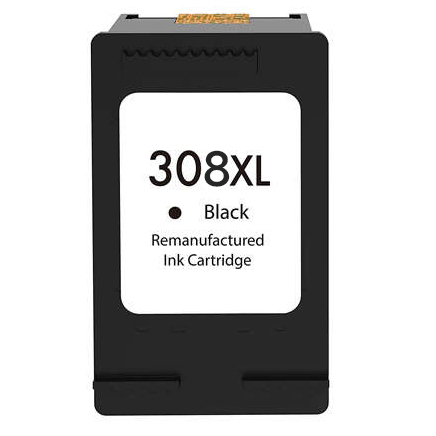 Cartucho de tinta preto remanufaturado 308XL para impressora