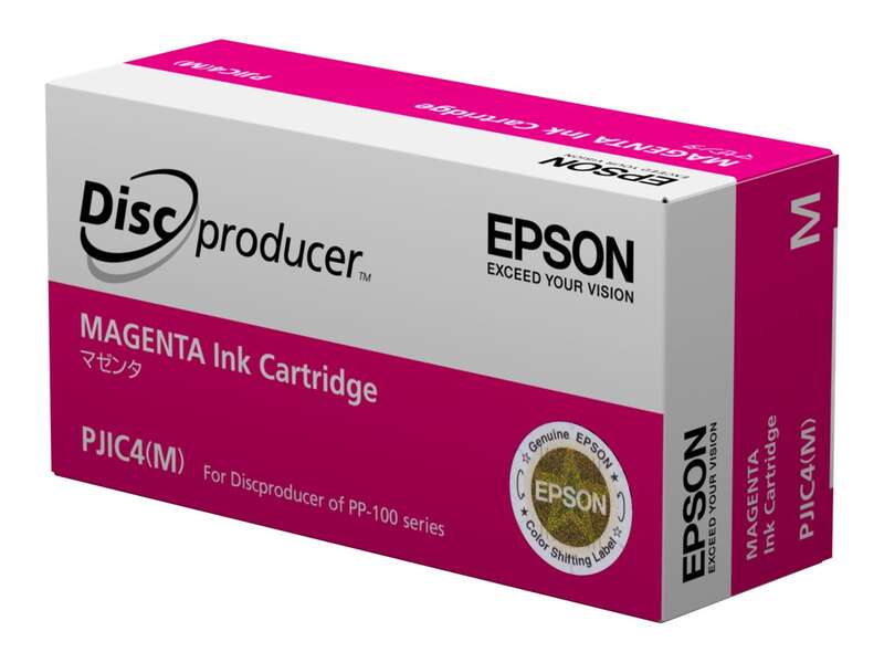 Caixa de cartucho de tinta magenta Epson PJIC4(M) para impressora