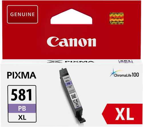Embalagem Canon PIXMA 581 PB XL para tinteiro preto