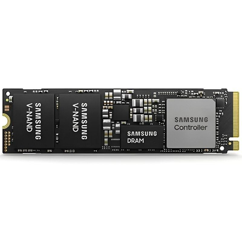 Placa SSD M.2 da Samsung com chips V-NAND, DRAM e controlador