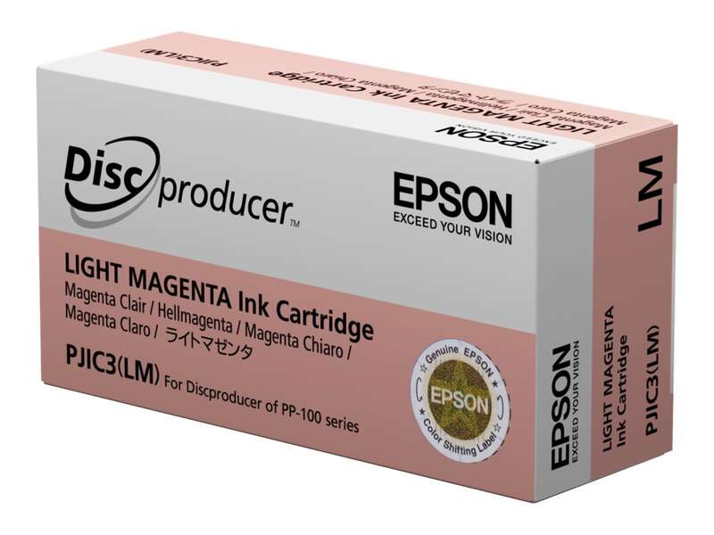 Embalagem de cartucho de tinta Epson Light Magenta para impressora