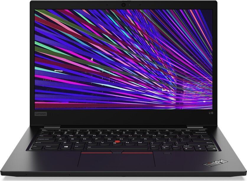 Portátil Lenovo ThinkPad L13 preto com ecrã colorido