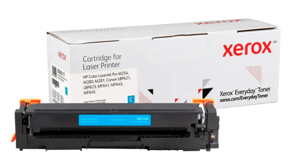 Cartucho de toner da Xerox com caixa branca para impressora laser