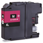 Cartucho de tinta preto XL com etiqueta preta e rosa LC121XL-M