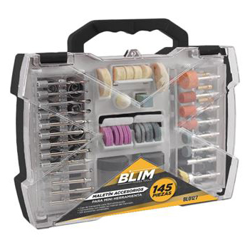 maleta de acessórios para mini ferramenta com 145 peças