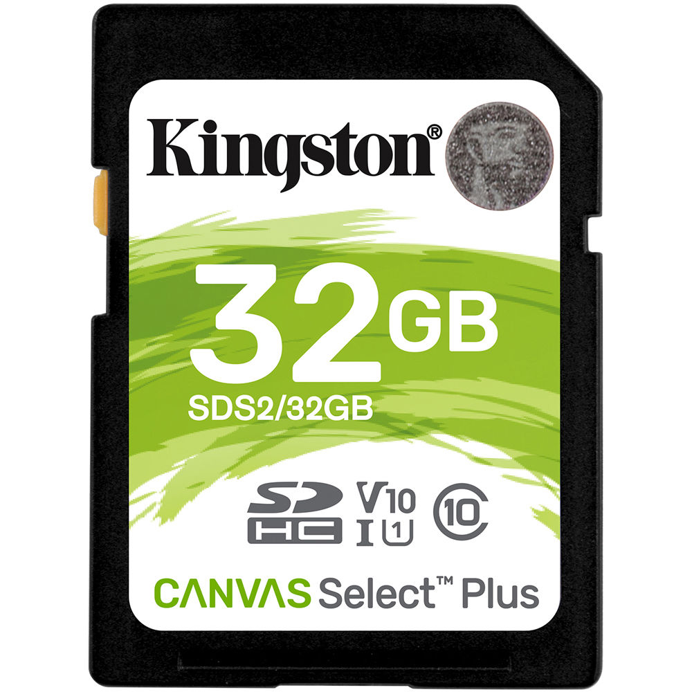 Cartão de memória SD Kingston 32 GB CANVAS Select Plus