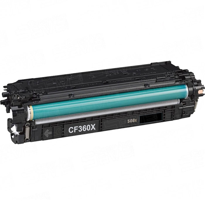 Toner de impressora CF360X preto com tambor verde