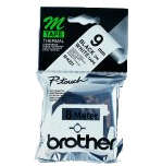 Embalagem de fita de rotulagem Brother PTouch preto
