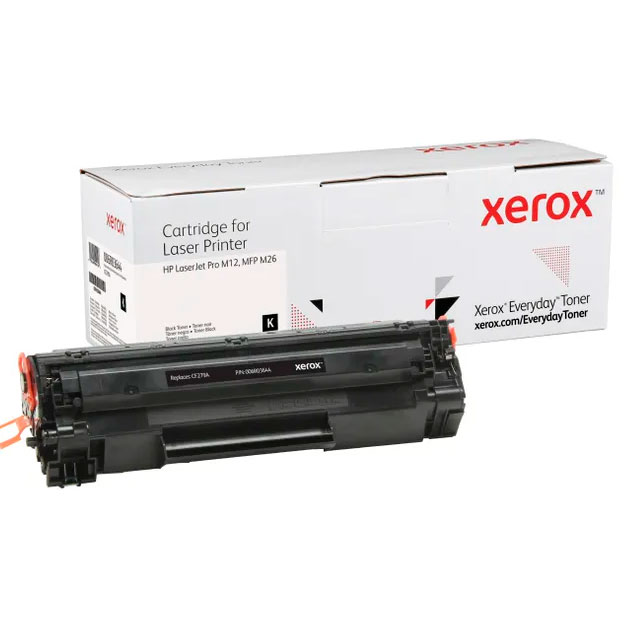toner preto Xerox para impressora a laser com embalagem branca