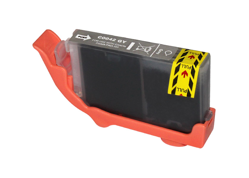 Cartucho de tinta cinzento C0042 GY para Canon com proteção vermelha