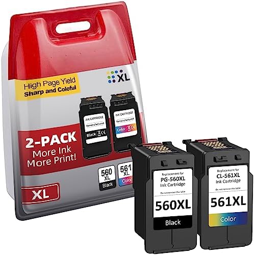 Conjunto de tinteiros preto e colorido XL para impressora em embalagem.