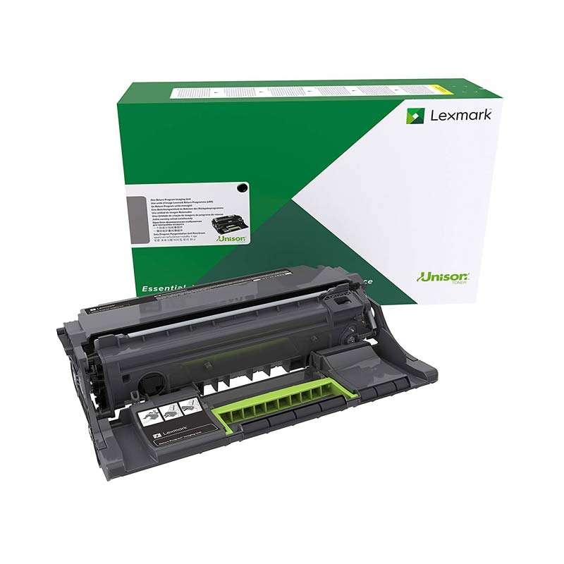 Cartucho de toner Lexmark Unison em caixa verde e branca