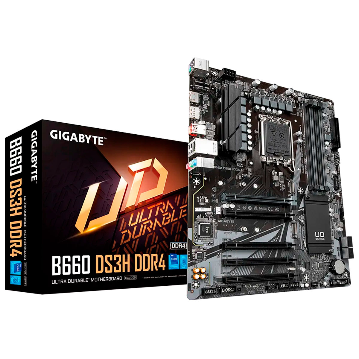Placa mãe Gigabyte B660 DS3H DDR4 com embalagem