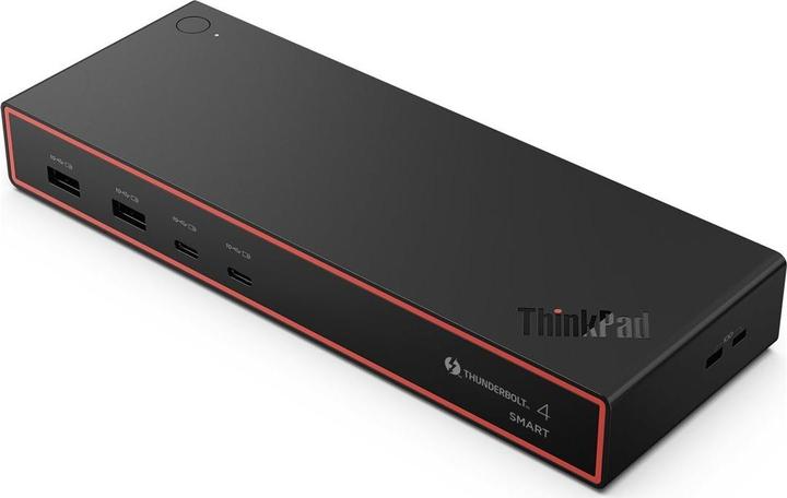 Base de ligação Lenovo ThinkPad preta com portas USB