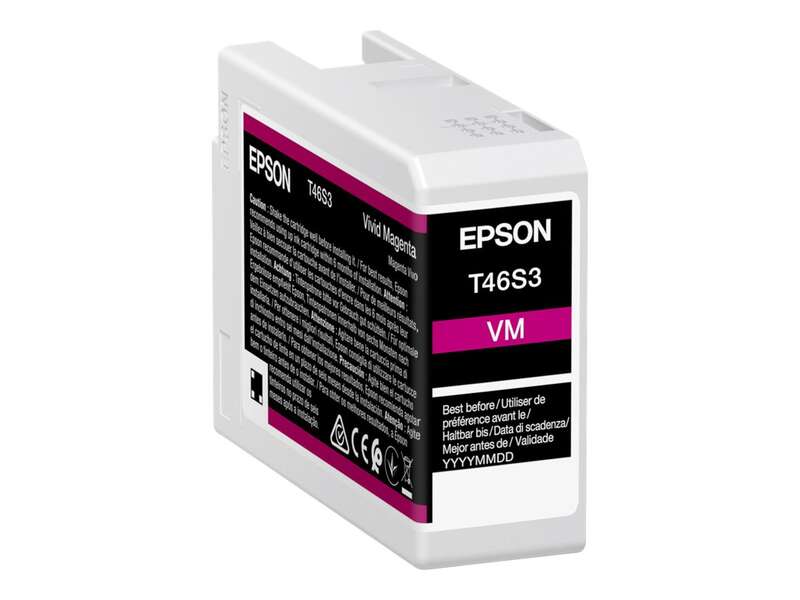 Cartucho de tinta Epson T46S3 Vivid Magenta VM cor magenta