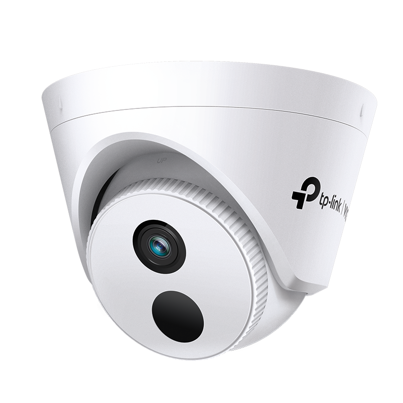 Câmara de segurança branca TP-Link com lente central