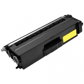 Toner preto para impressora com etiqueta amarela
