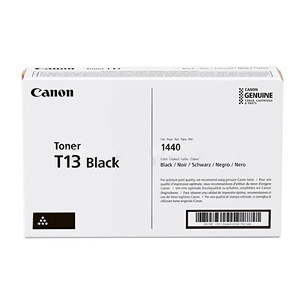 Embalagem de toner preto Canon T13 modelo 1440